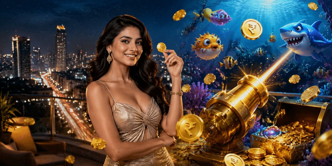 Player enjoying online casino games including slots